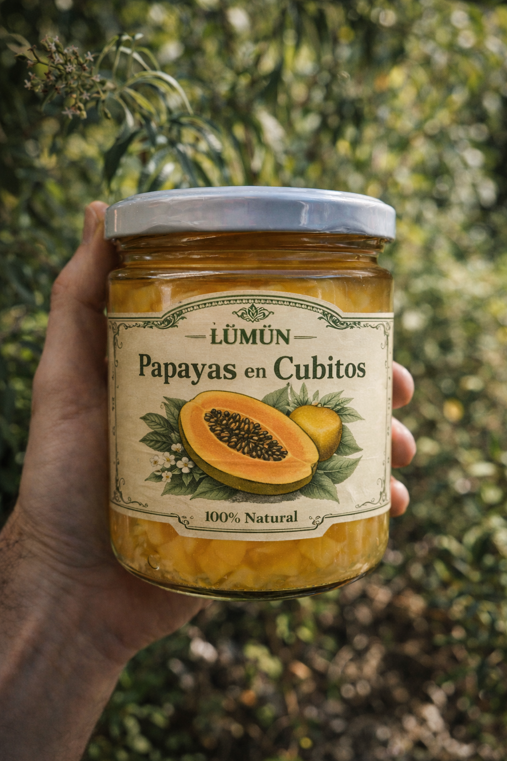 Papayas en cubitos Lumun - Imagen 2