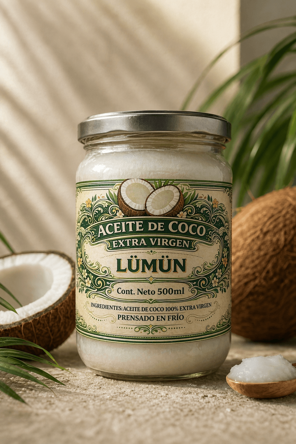 Aceite de Coco 100% Natural Extra Virgen
